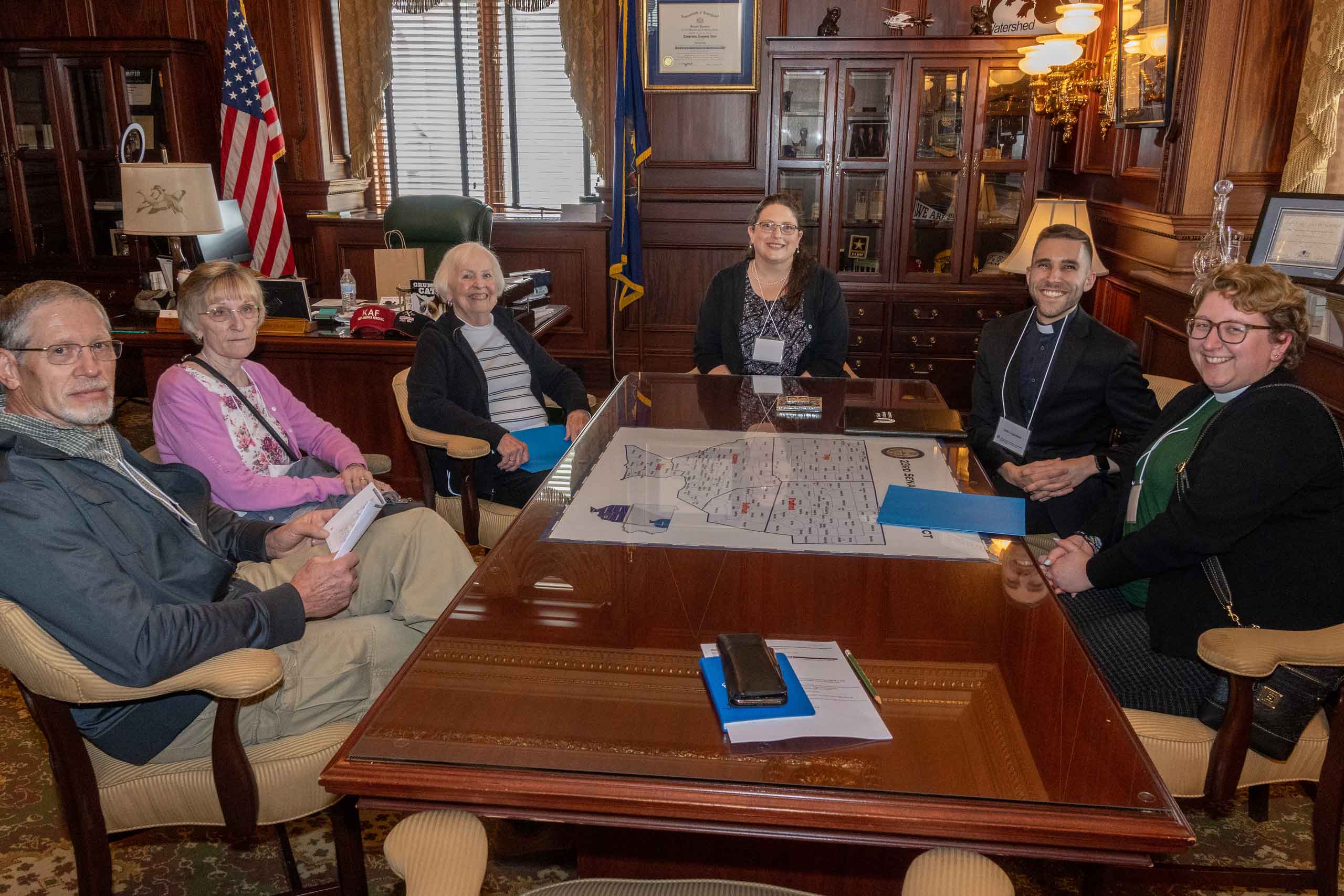 Sate Legislature around table
